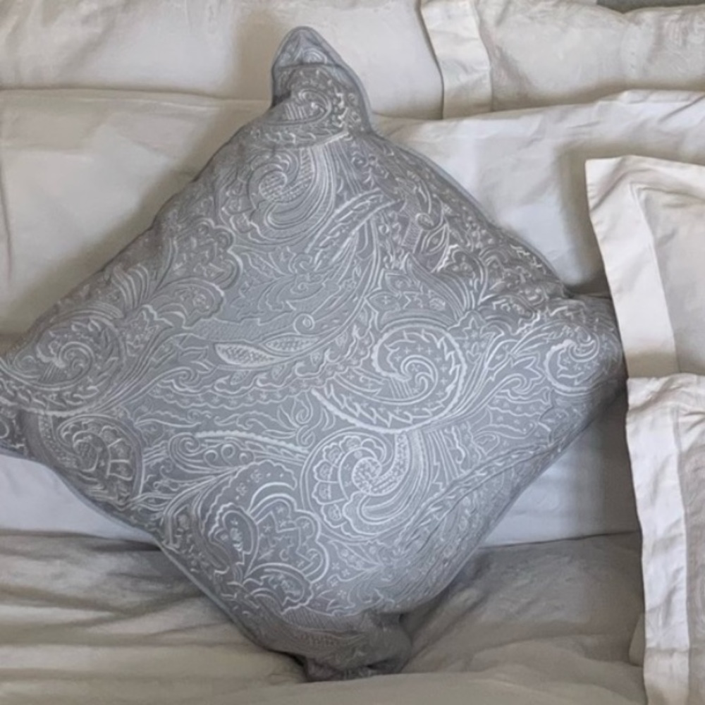 Ralph Lauren suite Paisley Embroidered Pillow Covers (set 2)